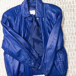 Nordstrom Women’s Vibrant Blue Bomber Jacket